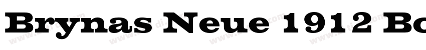 Brynas Neue 1912 Bol字体转换